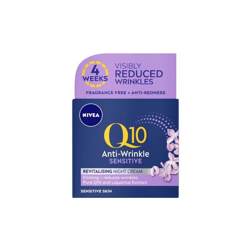 NIVEA Q10 Anti-Wrinkle Sensitive Night Cream 50ml