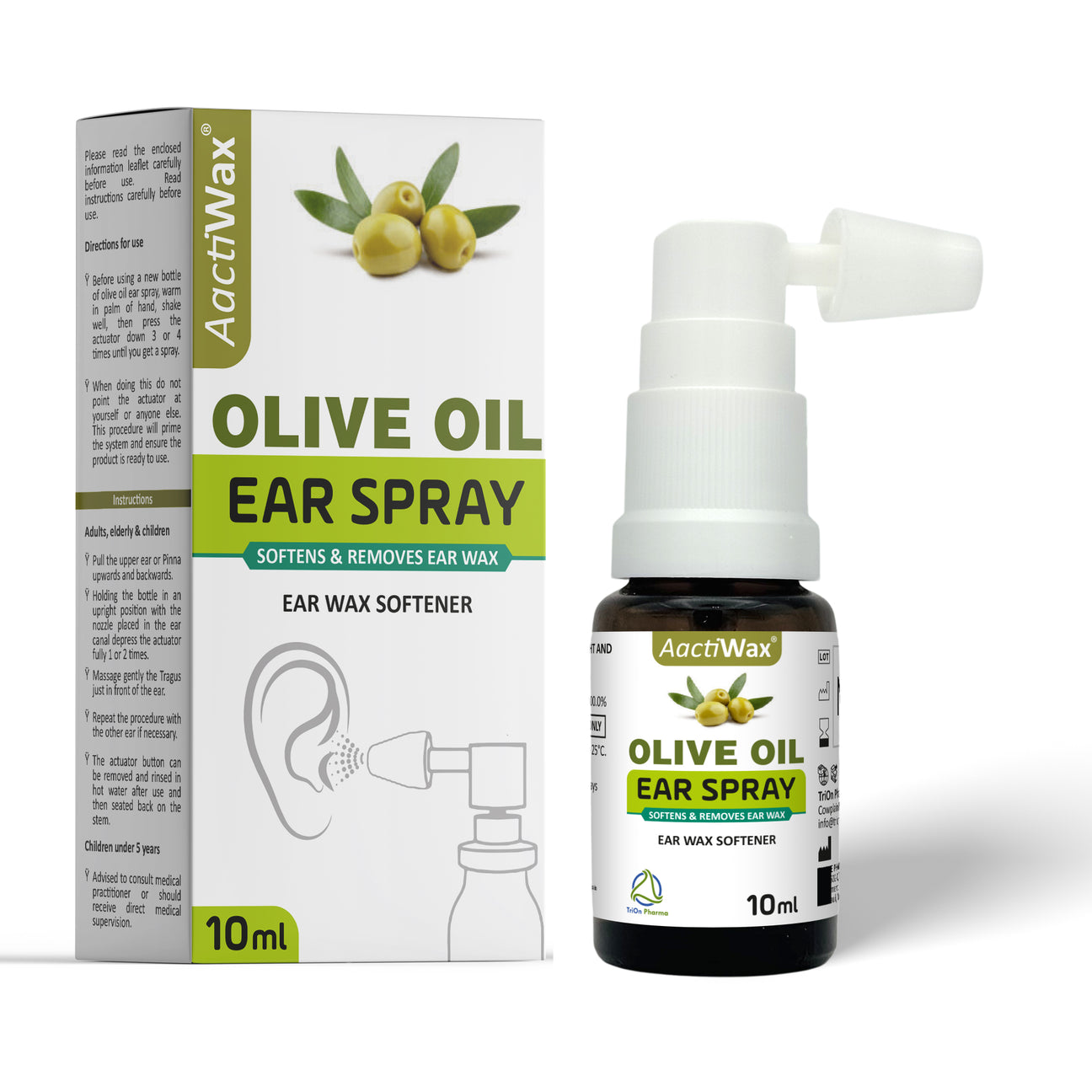 Aactiwax Olive Oil Ear Spray 10ml