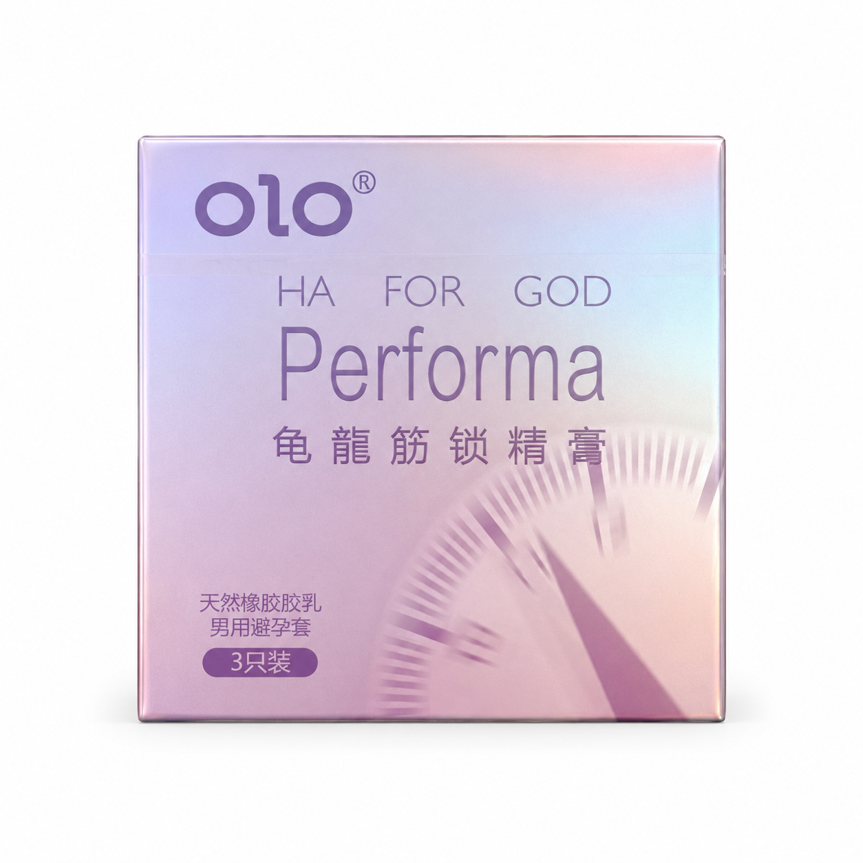 olo Performa 螺纹凸点避孕套 – 3只装 