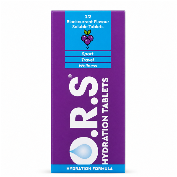O.R.S Blackcurrant Electrolyte Hydration Tablets - 12 Pack