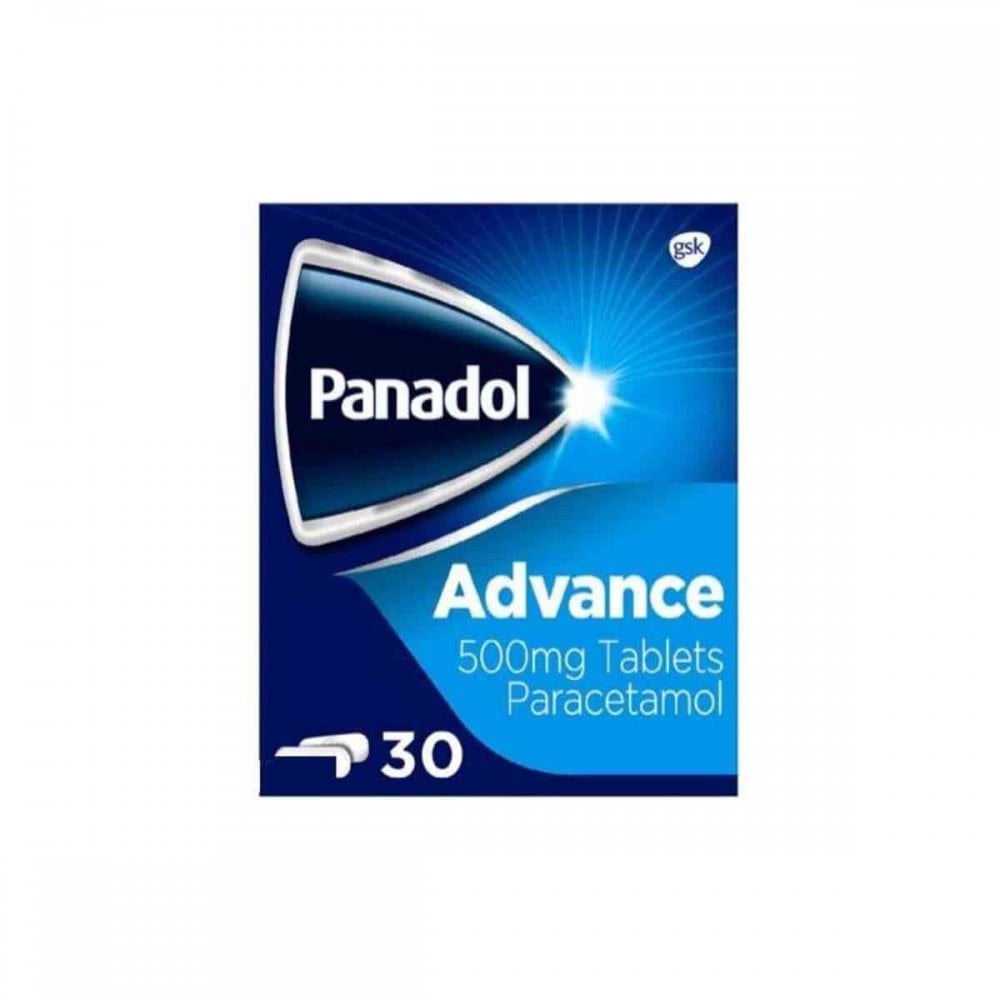Panadol Advance 500mg Paracetamol - 30 Tablets (p)