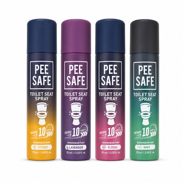 Pee Safe 马桶座圈清新喷雾 75毫升 – 4种香型
