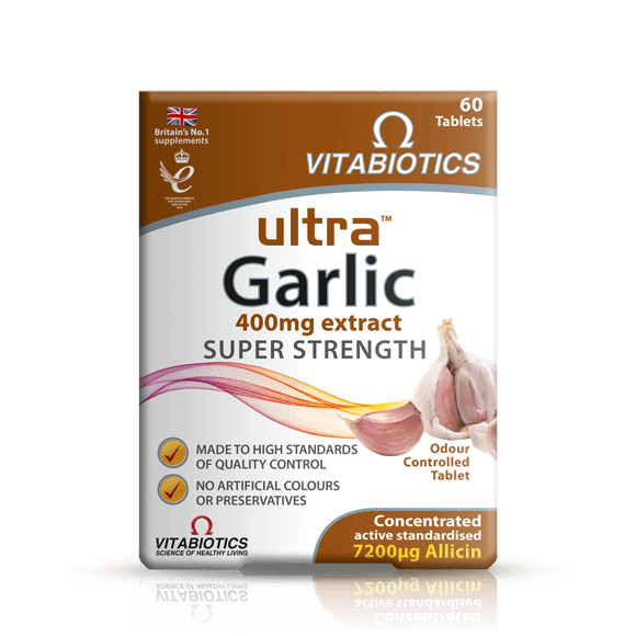 超级大蒜片 - 60片装 Vitabiotics Ultra