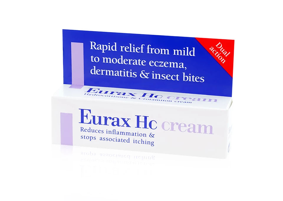 Eurax 氢化可的松乳膏 15G 缓解皮炎、昆虫叮咬和湿疹引起的炎症和瘙痒