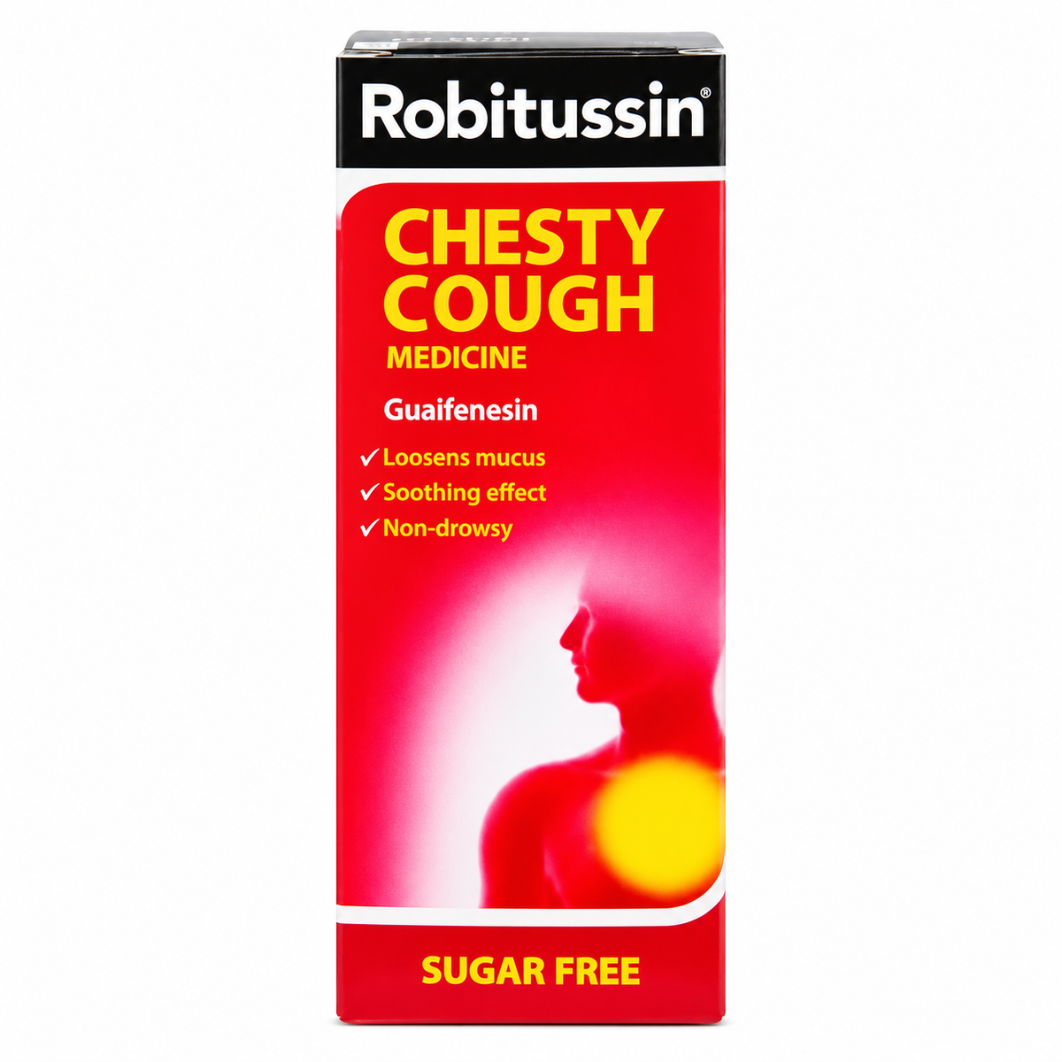 Robitussin Chesty Cough Medicine 100ml - Guaifenesin Sugar Free