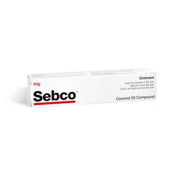 Sebco Coconut Oil Coal Tar Salicylic Acid Ointment - 40g