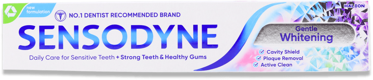 Sensodyne Gentle Whitening Sensitive Toothpaste - 75ml — product packaging
