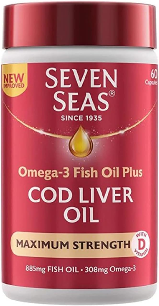 Seven Sea Cod Liver Oil Maximum Strength - 60s
