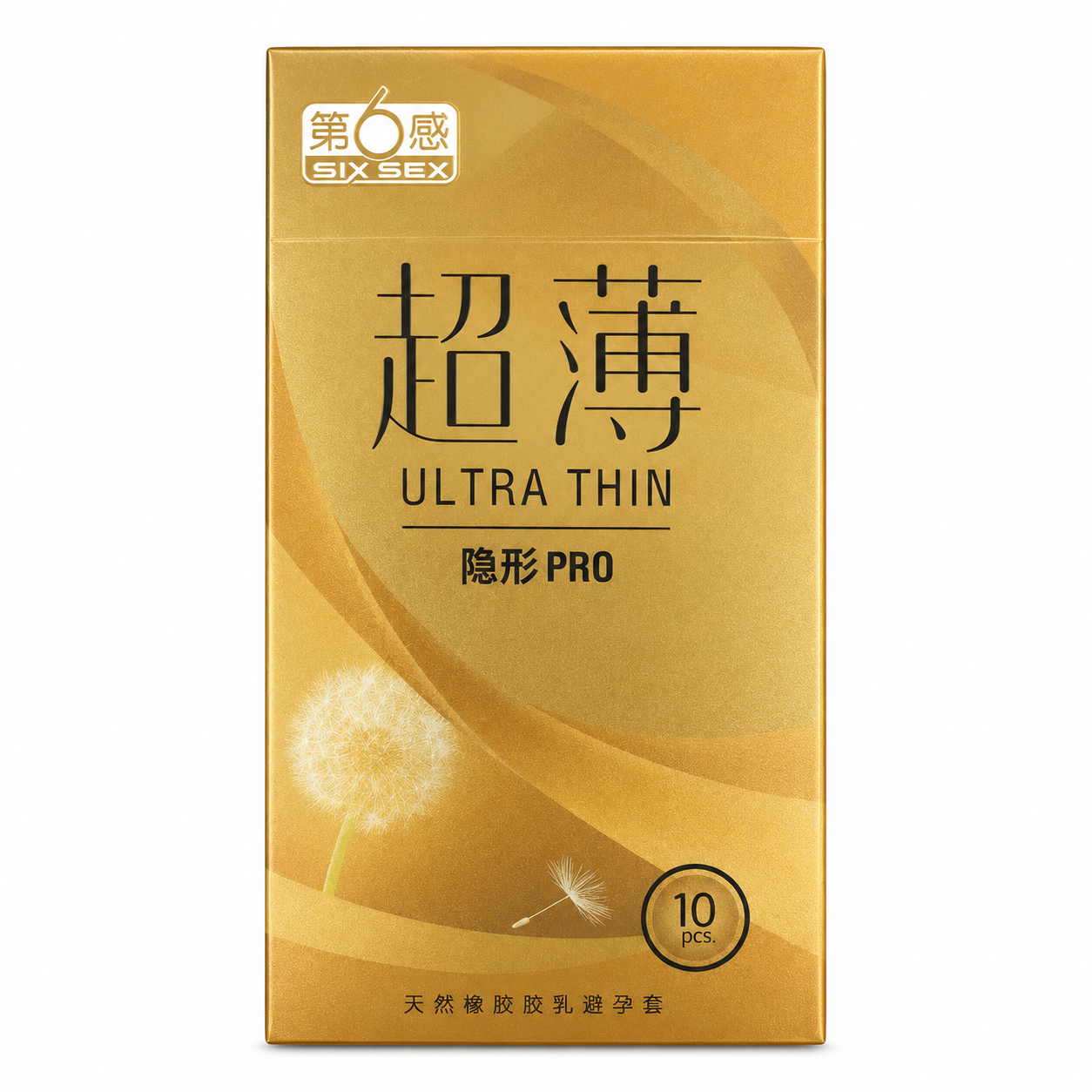 Sixth Sense Ultra-Thin Invisible Pro Condoms 10 Pack
