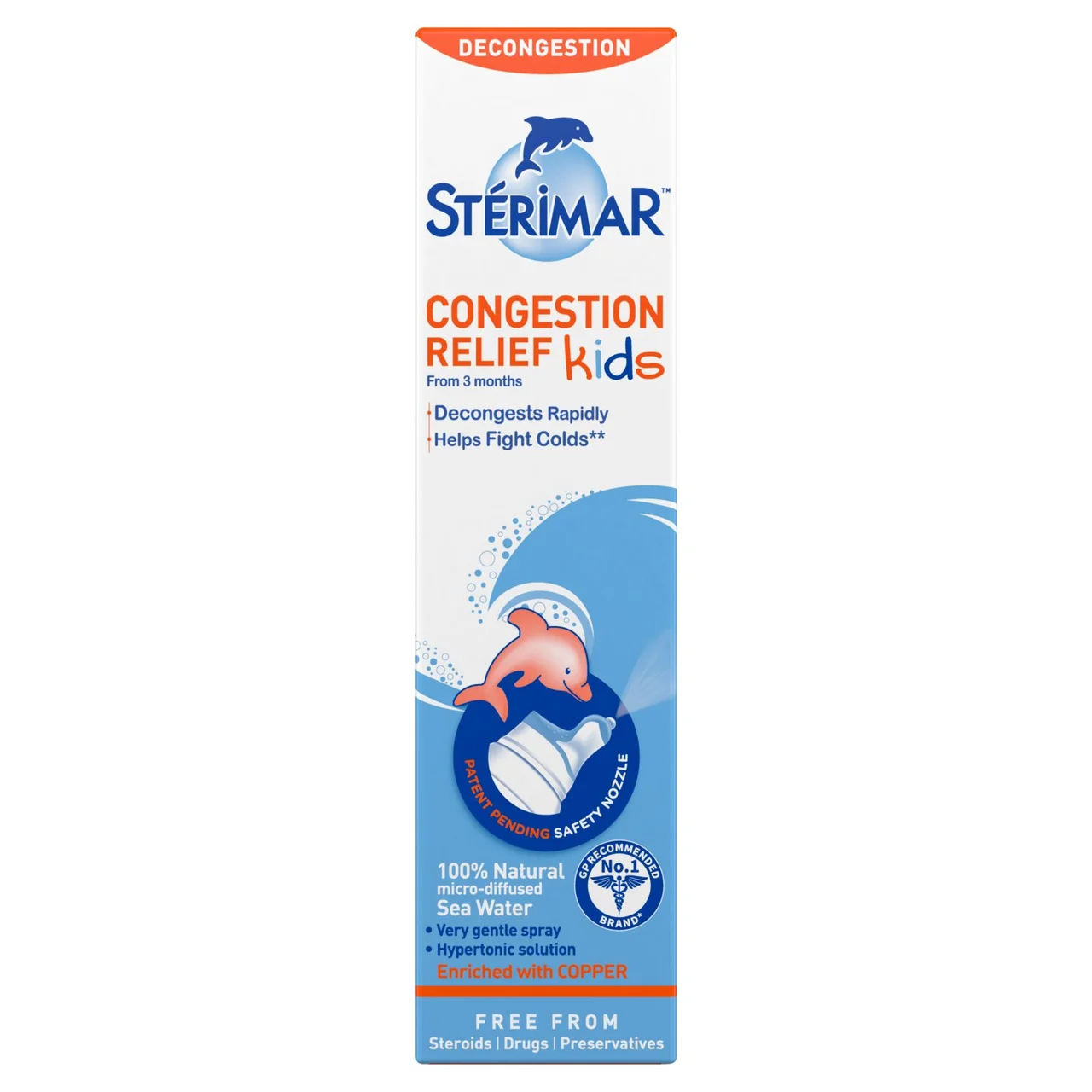 Sterimar Kids Congestion Relief Nasal Spray - Isotonic 0.9% - 50ml