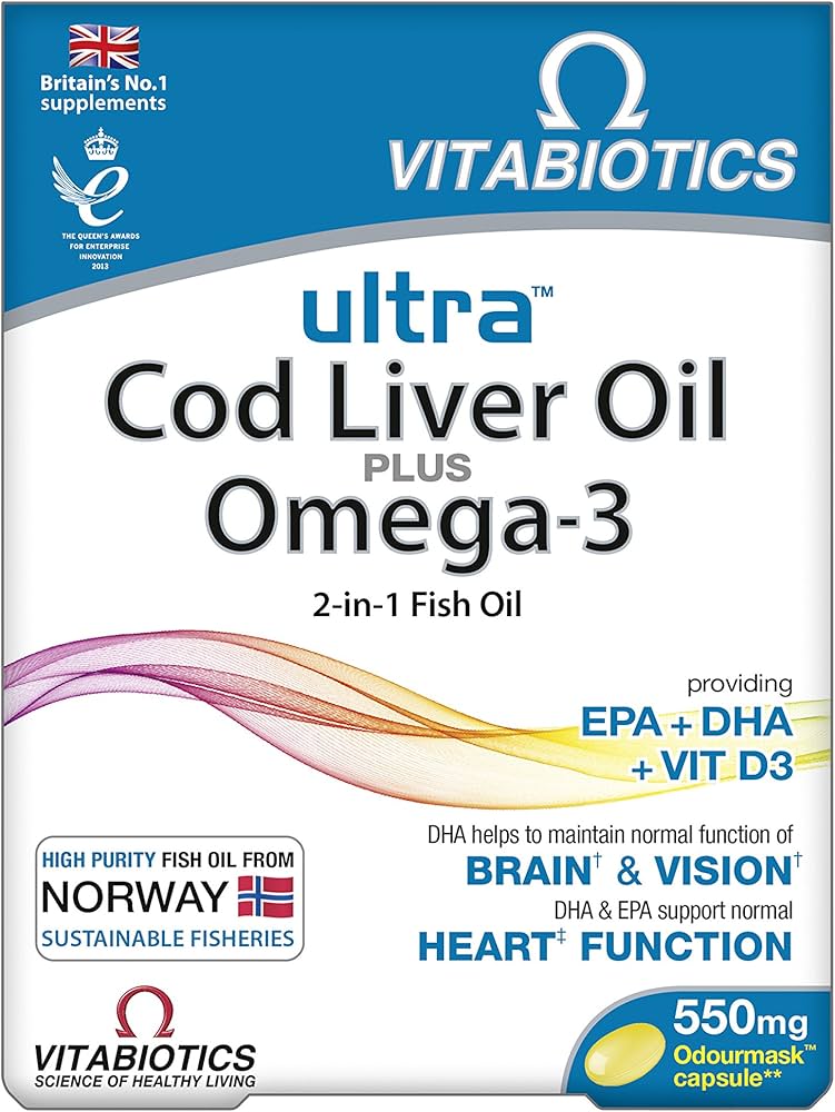 Vitabiotics Ultra Cod Liver Oil Plus Omega-3