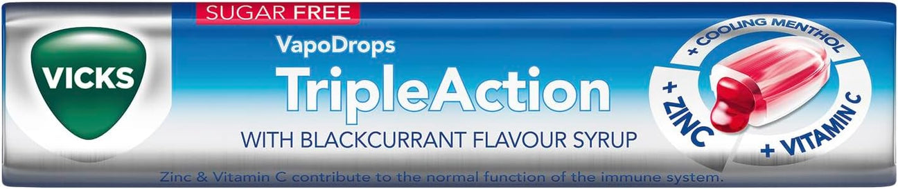 VICKS TRIPLE ACTION LOZENGE 42G