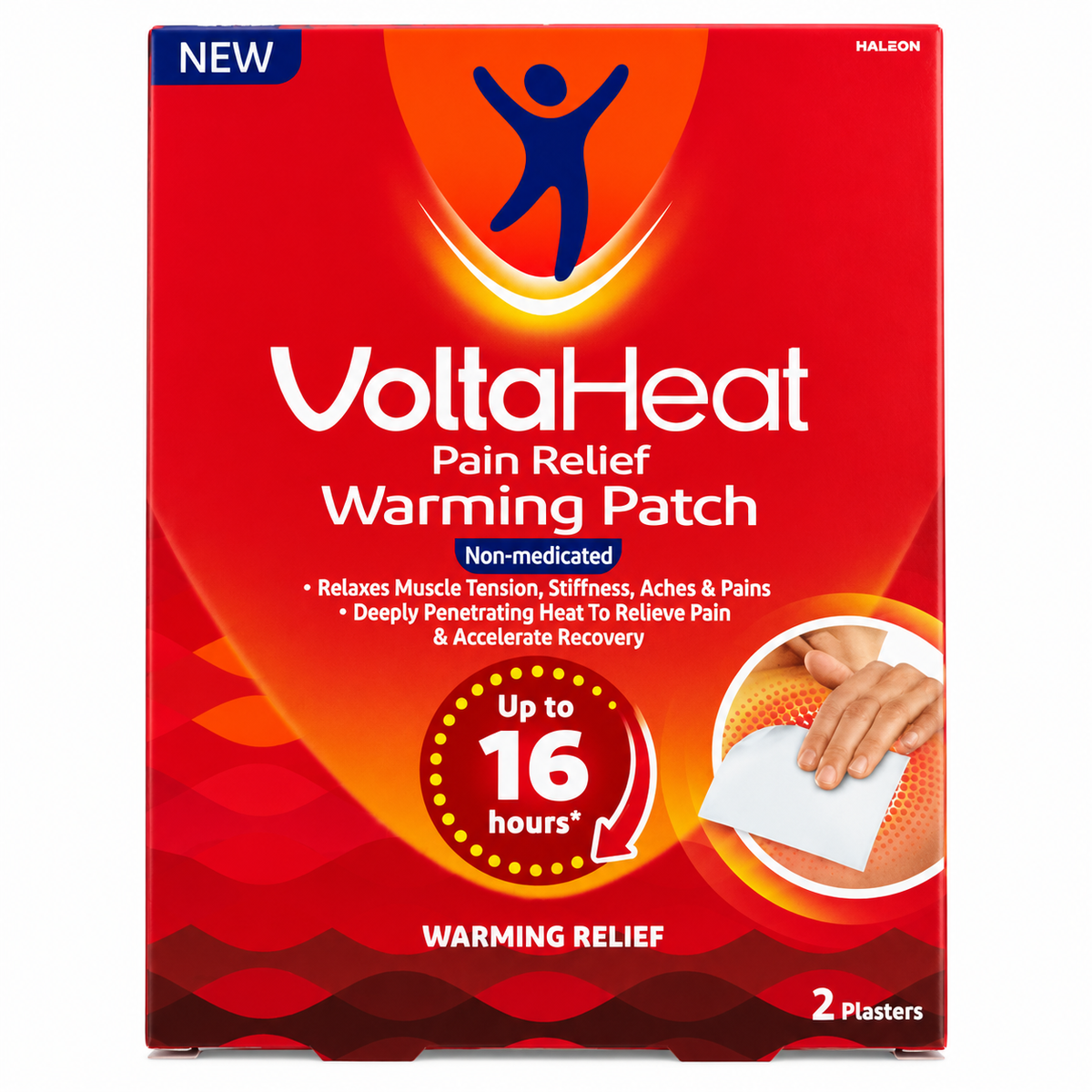 VoltaHeat Pain Relief Warming Patch x2