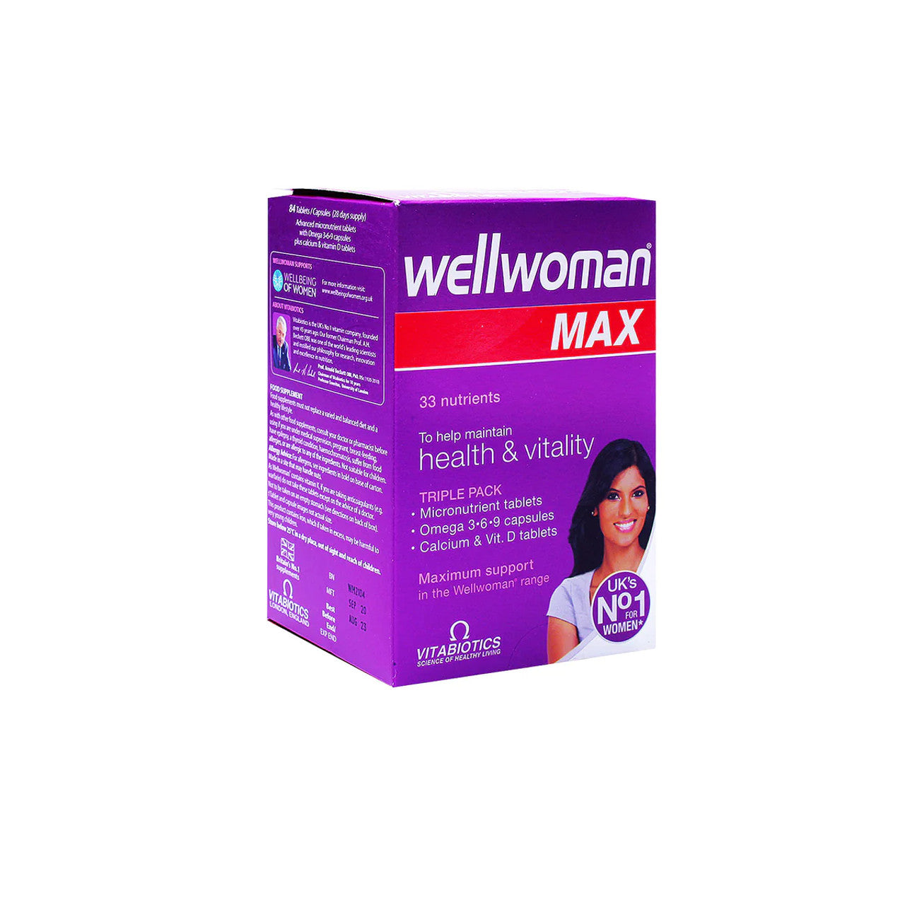 Vitabiontics Well women max 84 tablets