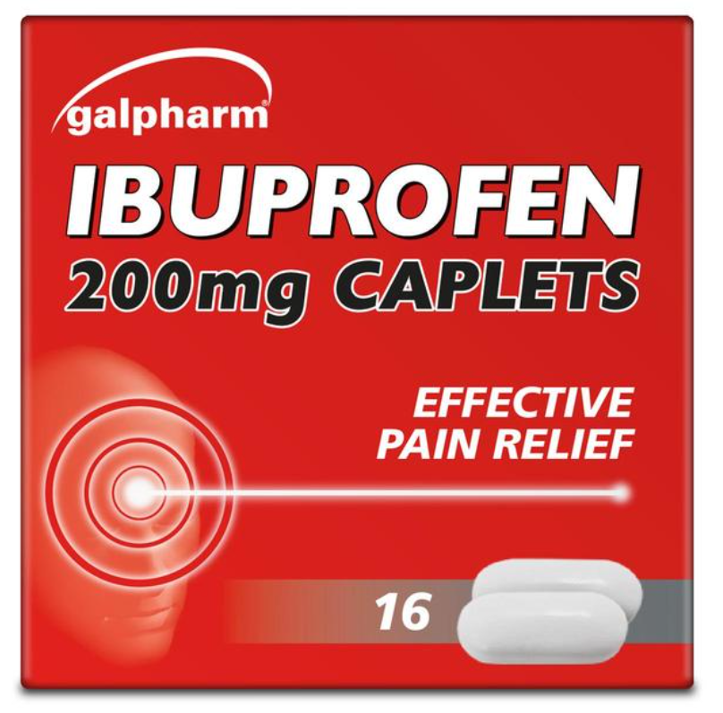 Ibuprofen painstick (Anti -fever and cool down headache, toothache and pain, dysmenorrhea at home) IBUPROFEN 200mg Caplets