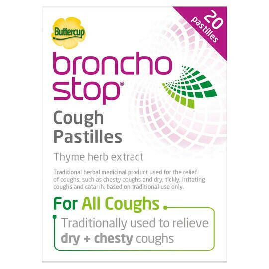 Bronchostop Cough Pastilles - 20 Pastilles — product packaging