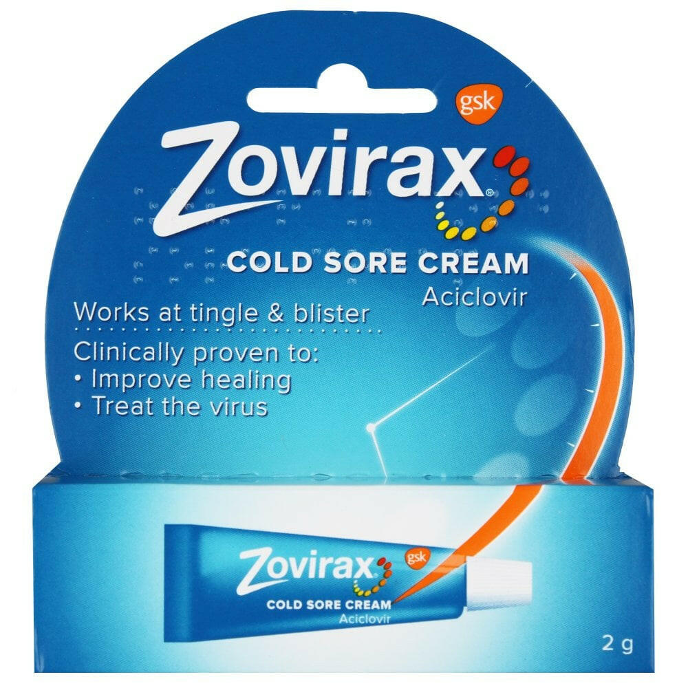 Zovirax Lip Sog Ointment Agelvevir (suitable for tingling and foaming. Clinical proof: improve healing and the treatment of virus) Cream Tube 2g/tube (can be issued in English/China, China Taxes and fees take care of themselves)