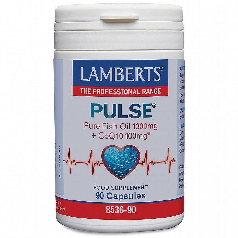 Lamberts 1300 mg pure fish oil +100 mg supplement enzyme Q10 capsule 90 capsules