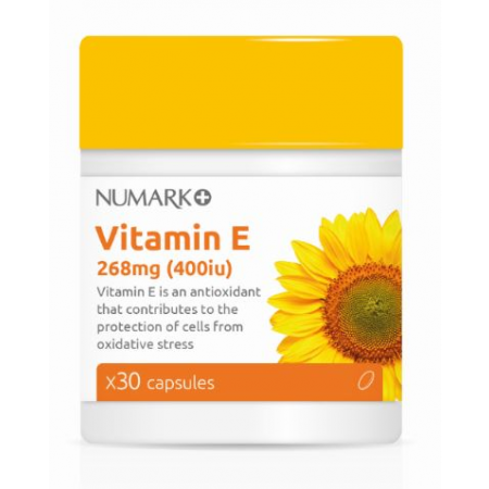 NUMATK VITAMIN E 268mg (400IU) X30 Capsules vitamin E 268mg 30S