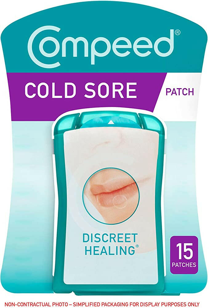 Compeed invisible lip herpes protection sticker long -lasting invisible acne sticker X15 sticker Discreet Cold sore
