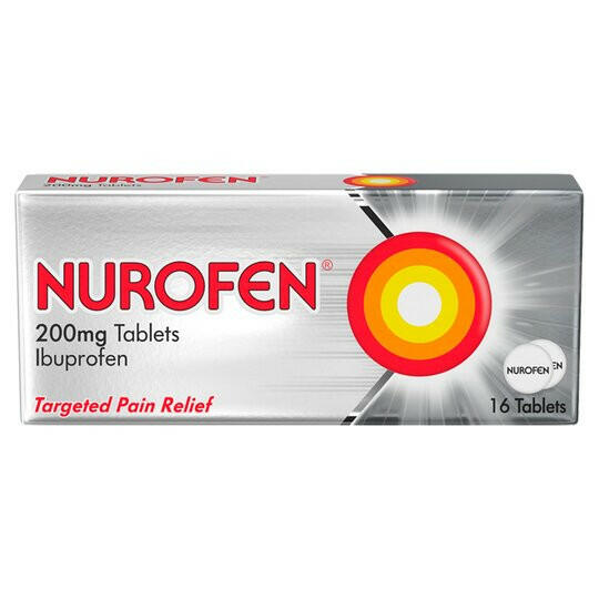 Nurofen Ibuprofen 200mg Tablets - 16 Tablets — product packaging