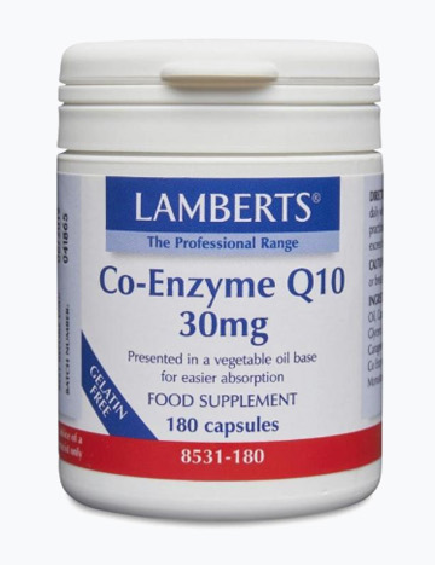 Lamberts coenzyme Q10 Co-Enzyme Q10 30mg 180 capsules