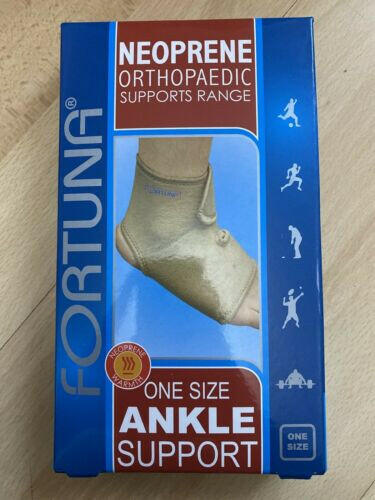 Fortuna neoprene orthopaedic supports range ankle support one size
