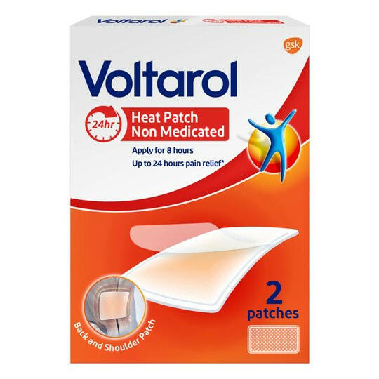 Voltarol non-medicated heat patch 2 patches