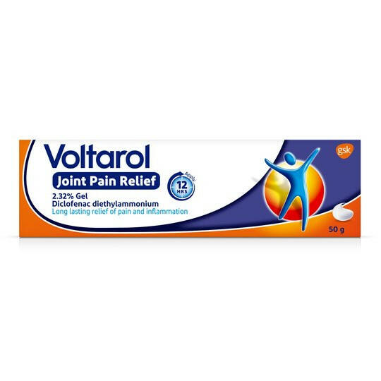 Voltarol Diclofenac Diethylammonium 2.32% 12 Hour Gel - 50g — product packaging